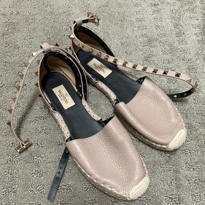 Valentino espadrille flats.